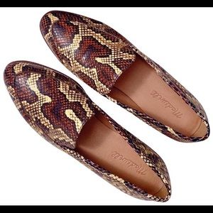Madewell Snake Print Frances Loafers